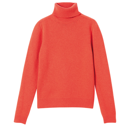 Longchamp Fall-Winter 2022 Collection Wool Women\'s Sweaters Orange | 069-JPKIXM