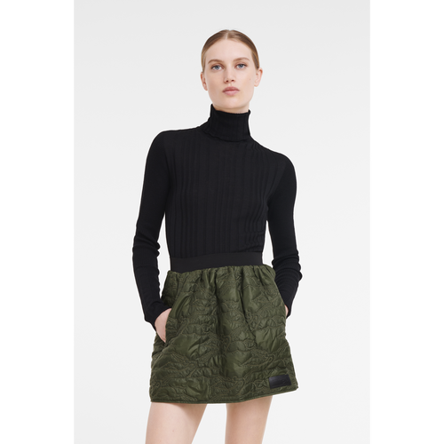 Longchamp Fall-Winter 2022 Collection Wool Women's Sweaters Black | 359-ZAINPB