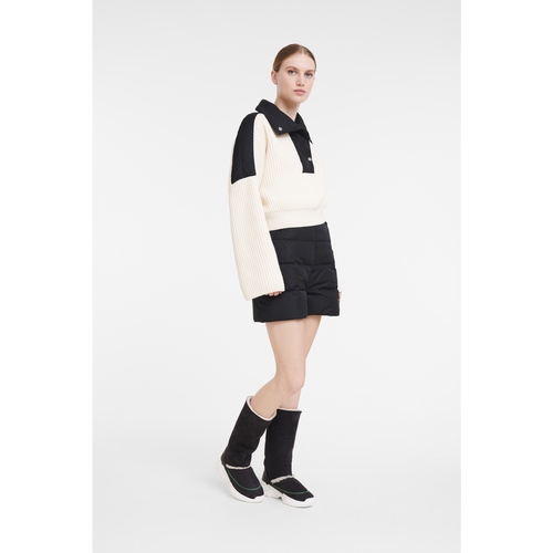 Longchamp Fall-Winter 2022 Collection Wool Women's Sweaters Beige | 692-GMFVIN