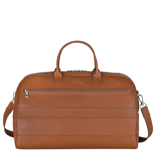 Longchamp Le Foulonné L Leather Men's Travel Bags Brown | 483-XLMCKB