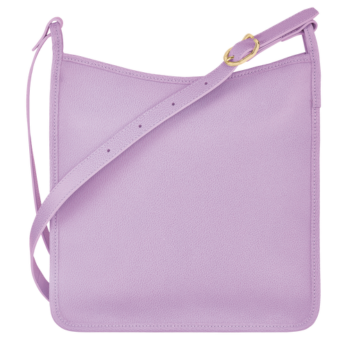 Longchamp Le Foulonné L Leather Women's Crossbody Bags Purple | 384-UMACGR