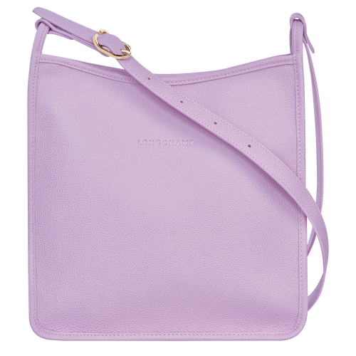 Longchamp Le Foulonné L Leather Women\'s Crossbody Bags Purple | 384-UMACGR