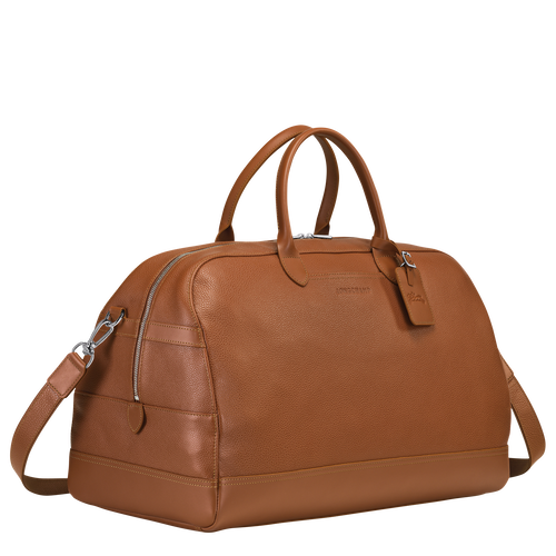 Longchamp Le Foulonné L Leather Women's Travel Bags Brown | 647-JVDSOZ