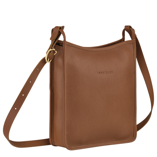 Longchamp Le Foulonné L Leather Women's Crossbody Bags Brown | 685-VCXIMD