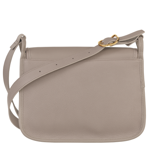 Longchamp Le Foulonné L Leather Women's Crossbody Bags Grey | 783-RPONGS