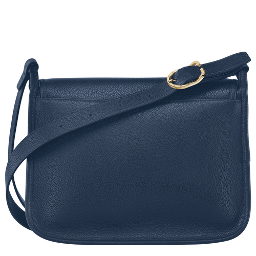 Longchamp Le Foulonné L Leather Women's Crossbody Bags Blue | 871-PBMGCQ