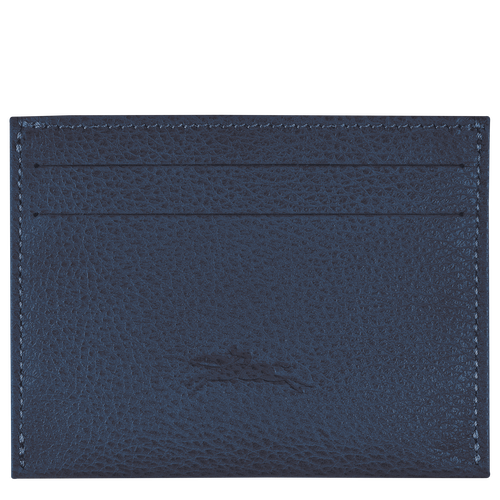 Longchamp Le Foulonné Leather Men's Cardholders Blue | 078-NHDGTL