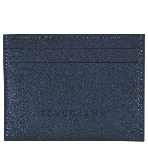 Longchamp Le Foulonné Leather Men\'s Cardholders Blue | 078-NHDGTL