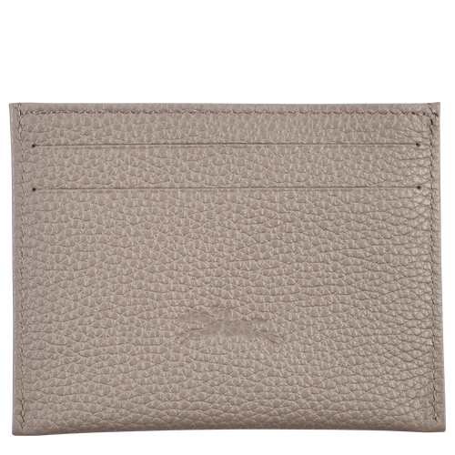 Longchamp Le Foulonné Leather Men's Cardholders Grey | 192-FYIEGV