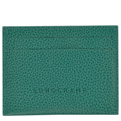 Longchamp Le Foulonné Leather Men\'s Cardholders Green | 216-NFPYHT