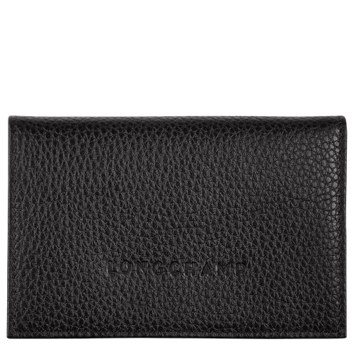 Longchamp Le Foulonné Leather Men\'s Cardholders Black | 406-TBKMGL