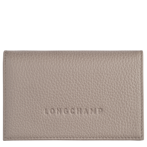 Longchamp Le Foulonné Leather Men\'s Cardholders Grey | 862-JMVEZO