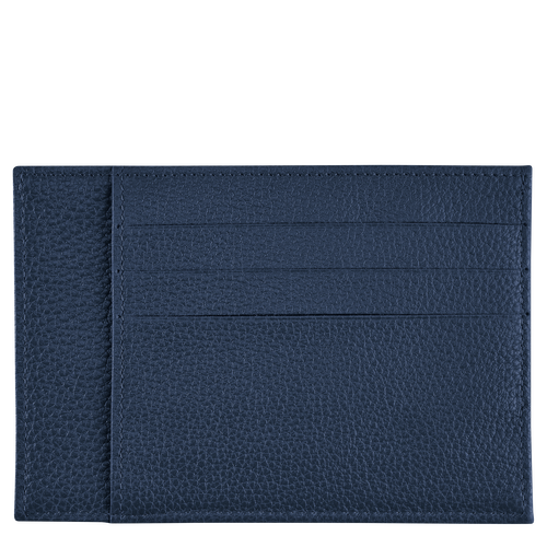 Longchamp Le Foulonné Leather Men's Cardholders Blue | 864-MBGYJL