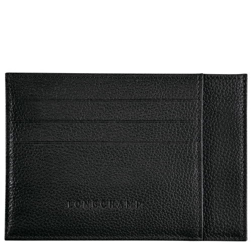 Longchamp Le Foulonné Leather Men\'s Cardholders Black | 892-EHQFKU