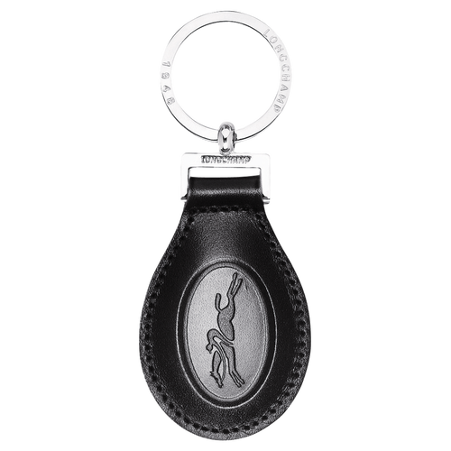 Longchamp Le Foulonné Leather Men\'s Key Rings Black | 074-KSMOLG