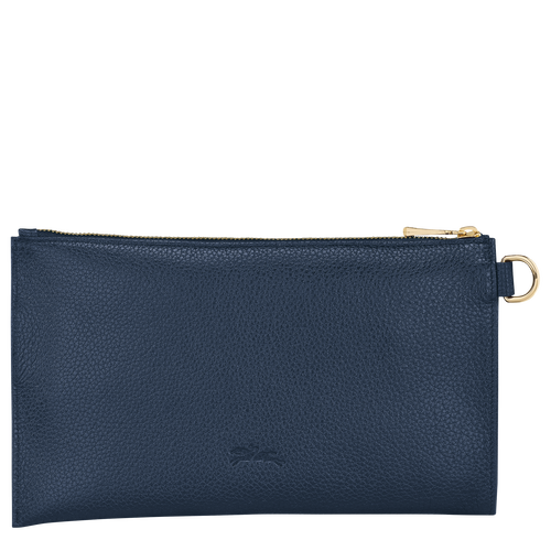 Longchamp Le Foulonné Leather Men's Pouches Blue | 453-HSXETJ