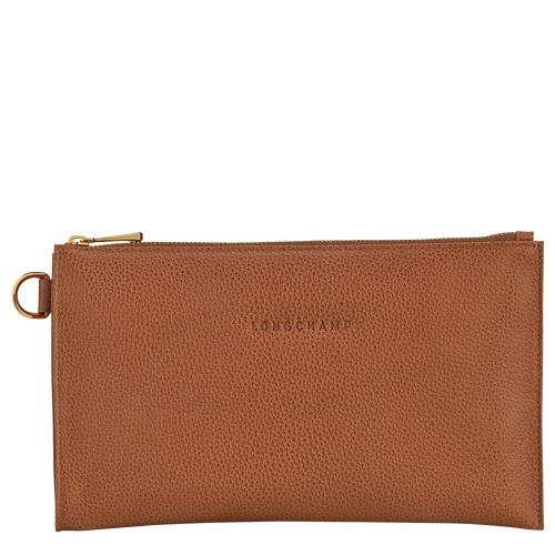 Longchamp Le Foulonné Leather Men's Pouches Brown | 549-RWJHFS