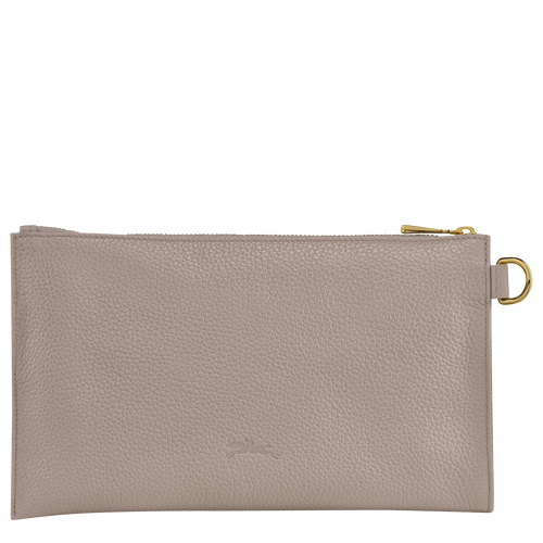 Longchamp Le Foulonné Leather Men's Pouches Grey | 637-NQEXVM