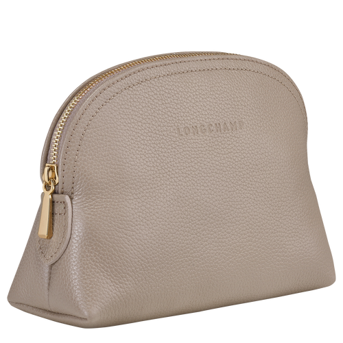 Longchamp Le Foulonné Leather Men's Pouches Grey | 694-QHEYIZ