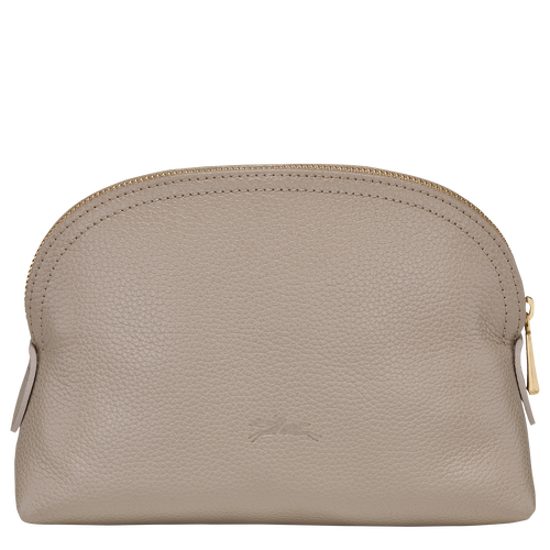 Longchamp Le Foulonné Leather Men's Pouches Grey | 694-QHEYIZ