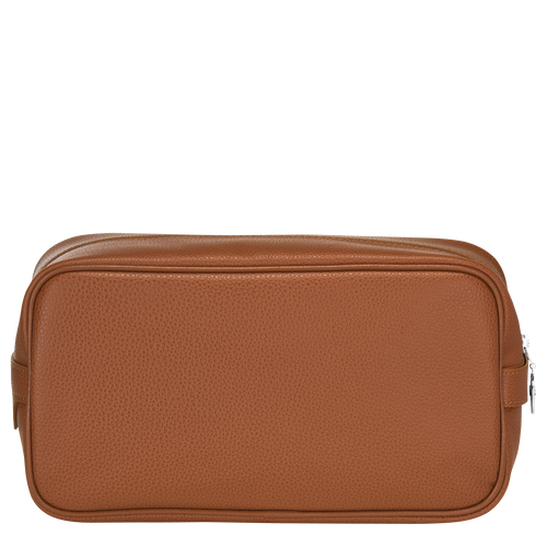 Longchamp Le Foulonné Leather Men's Toiletry Bags Brown | 157-LTOYJC