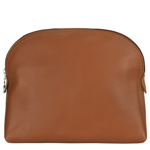 Longchamp Le Foulonné Leather Men\'s Toiletry Bags Brown | 386-UCVMIN