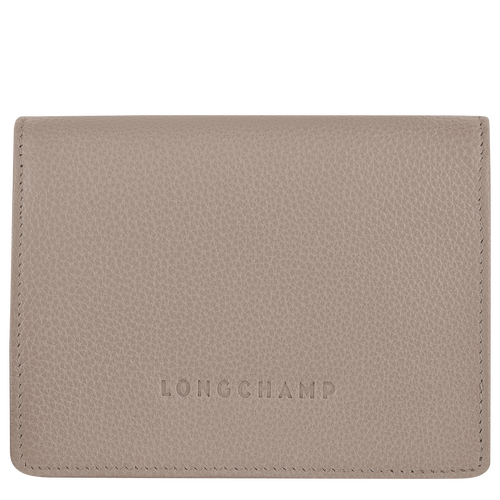 Longchamp Le Foulonné Leather Men\'s Wallets Grey | 408-AKJUWB