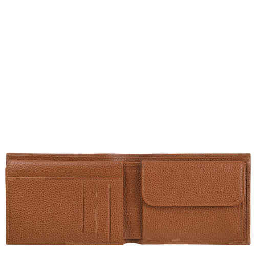 Longchamp Le Foulonné Leather Men's Wallets Brown | 761-EIPNTY