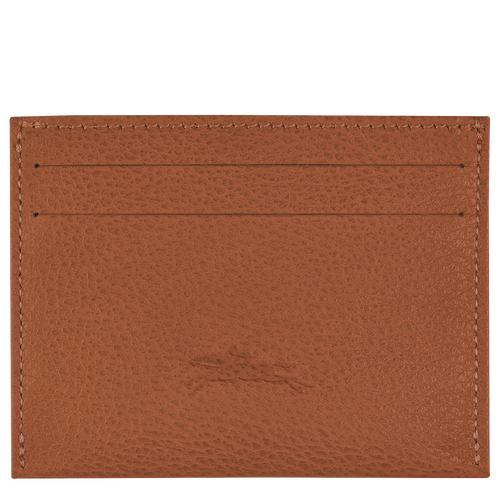 Longchamp Le Foulonné Leather Women's Cardholders Brown | 102-MTXEFZ