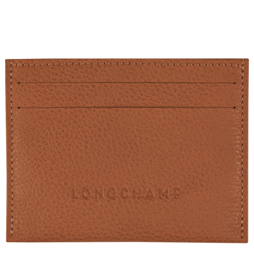 Longchamp Le Foulonné Leather Women\'s Cardholders Brown | 102-MTXEFZ