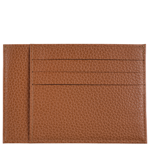 Longchamp Le Foulonné Leather Women's Cardholders Brown | 639-KXJWGM