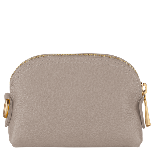 Longchamp Le Foulonné Leather Women's Coin Purses Grey | 179-TPIBFX