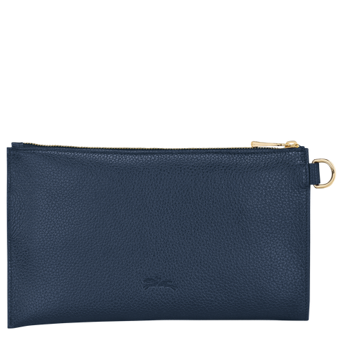 Longchamp Le Foulonné Leather Women's Pouches Blue | 239-IWVBQC