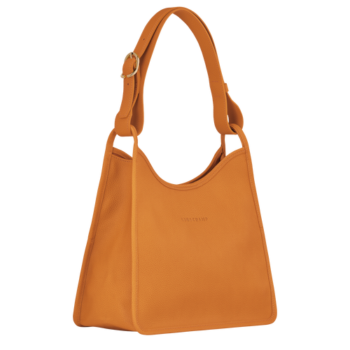 Longchamp Le Foulonné Leather Women's Shoulder Bags Orange | 068-QOVUGP