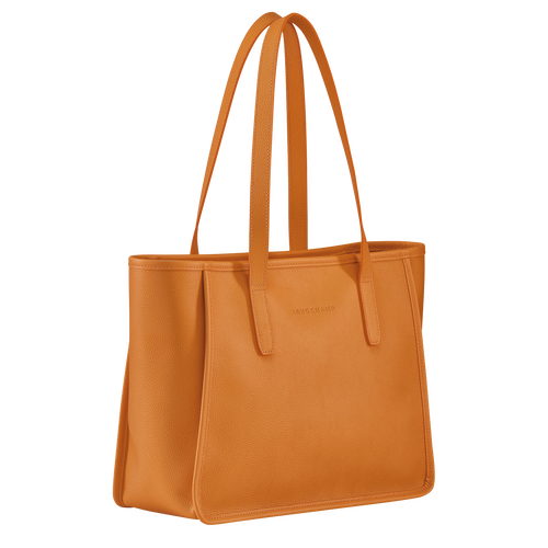 Longchamp Le Foulonné Leather Women's Shoulder Bags Orange | 431-ZCEPJQ