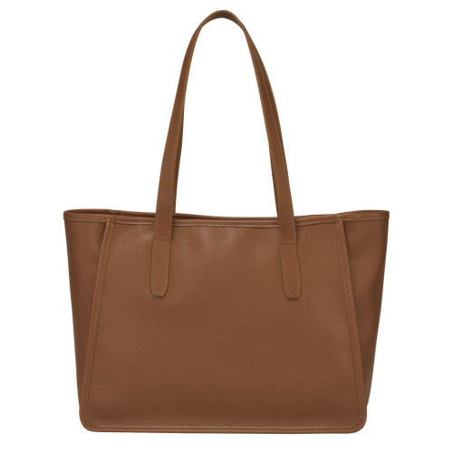 Longchamp Le Foulonné Leather Women's Shoulder Bags Brown | 498-ONPSKU