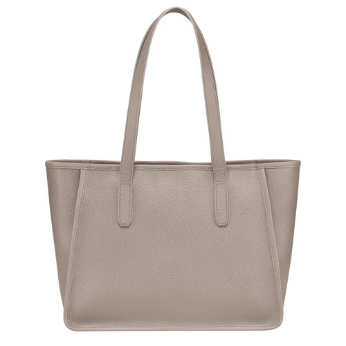 Longchamp Le Foulonné Leather Women's Shoulder Bags Grey | 854-JXFCHU