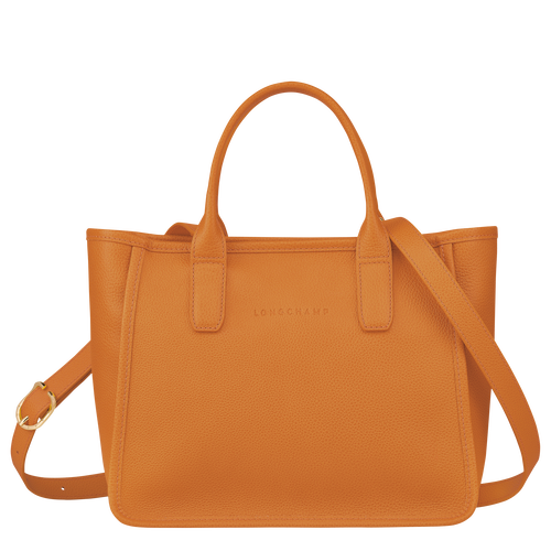 Longchamp Le Foulonné Leather Women\'s Top-handle Bags Orange | 201-VOEDJZ