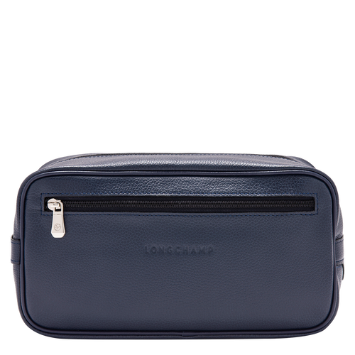 Longchamp Le Foulonné Leather Women\'s Toiletry Bags Blue | 391-FYGXDL