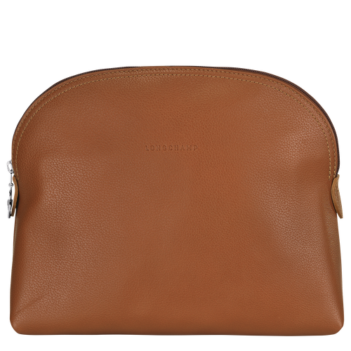 Longchamp Le Foulonné Leather Women\'s Toiletry Bags Brown | 758-MHESUG