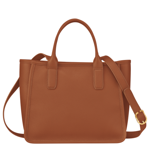 Longchamp Le Foulonné Leather Women's Top-handle Bags Brown | 834-QCGSWR