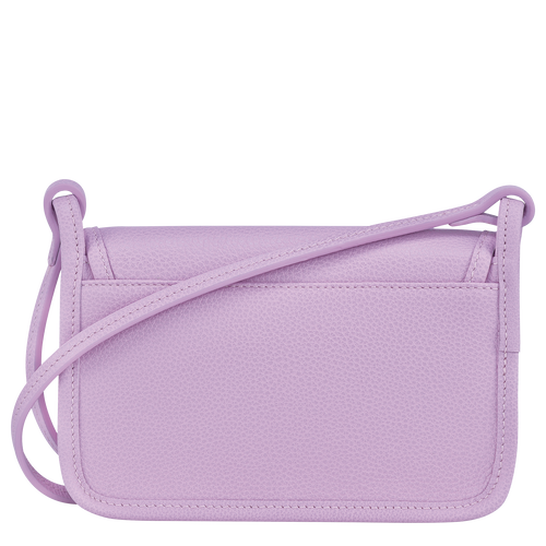 Longchamp Le Foulonné Leather Women's Wallets On Chain Purple | 148-IKYUVP