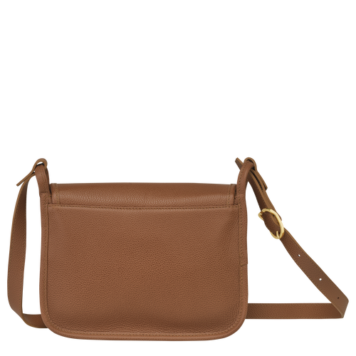 Longchamp Le Foulonné M Leather Women's Crossbody Bags Brown | 691-OLGFBK