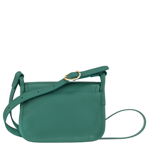 Longchamp Le Foulonné S Leather Women's Crossbody Bags Green | 067-FIRDPV