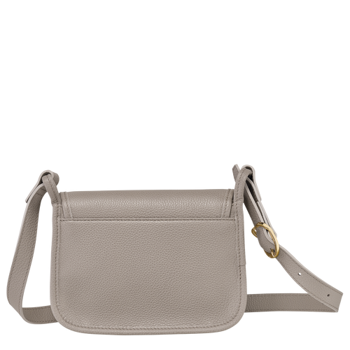 Longchamp Le Foulonné S Leather Women's Crossbody Bags Grey | 425-ODZLTR