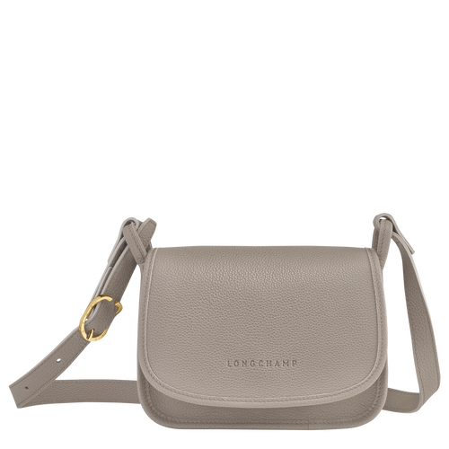 Longchamp Le Foulonné S Leather Women\'s Crossbody Bags Grey | 425-ODZLTR