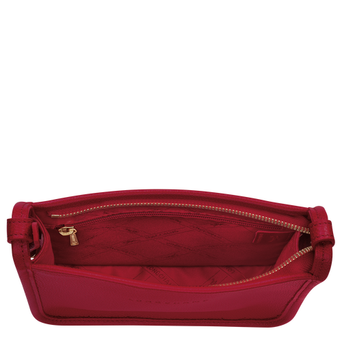 Longchamp Le Foulonné S Leather Women's Crossbody Bags Red | 659-UNBTGD