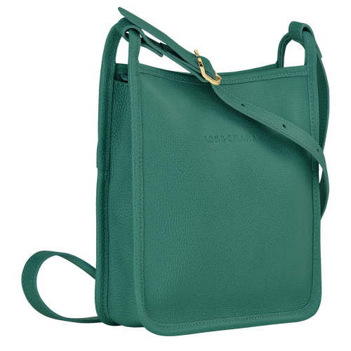 Longchamp Le Foulonné S Leather Women's Crossbody Bags Green | 834-DRXEOP