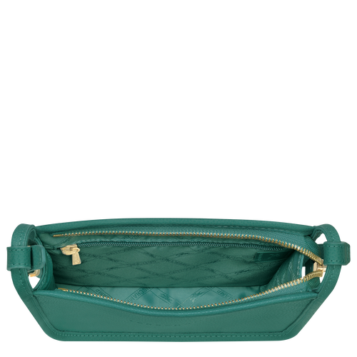 Longchamp Le Foulonné S Leather Women's Crossbody Bags Green | 834-DRXEOP