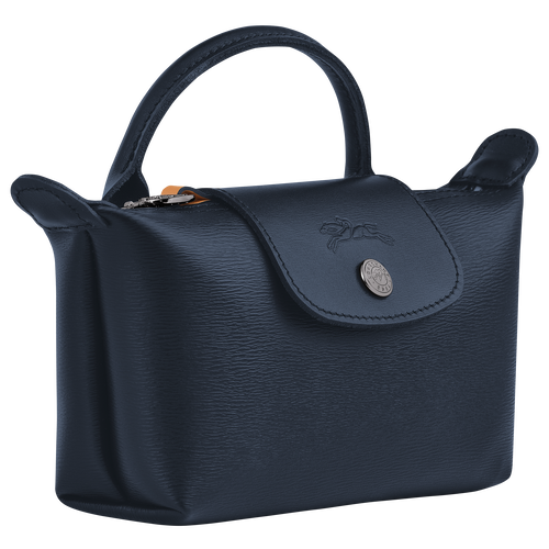 Longchamp Le Pliage City Canvas Women's Pouches Blue | 109-NKWHLA